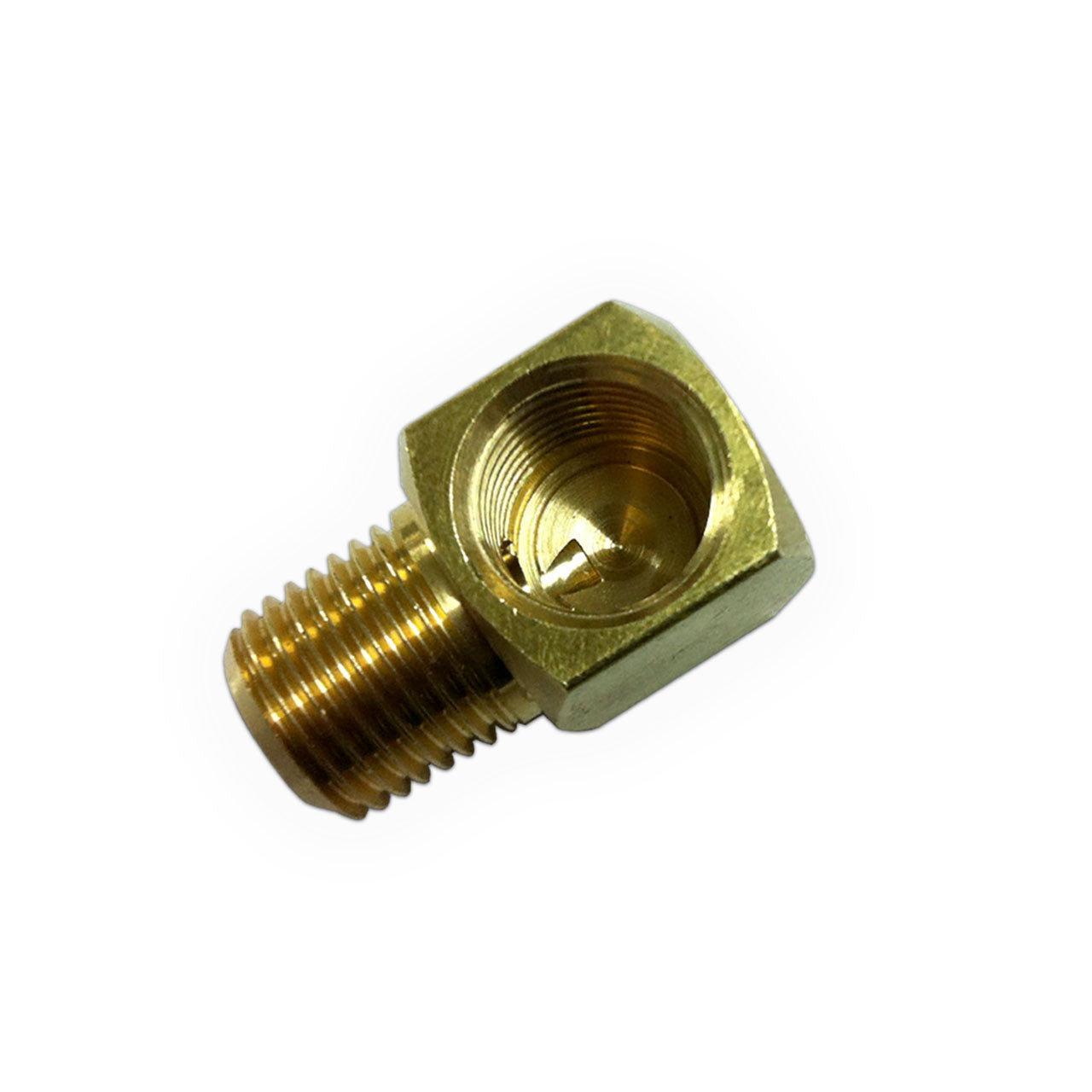 90 Degree Brass Fitting 1/4" Npt For Fuel Manager (02n25-04)