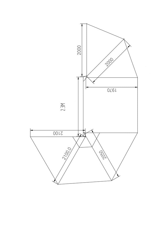 Platinum 2.3m 270 Semi Automatic Opening FREESTANDING Awning