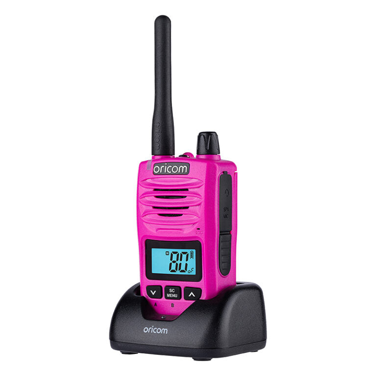 Dtxtp600pnk Pink 5 Watt Ip67 Waterproof Handheld UHF Cb Radio Trade Pack (Twin Radios) (Copy)