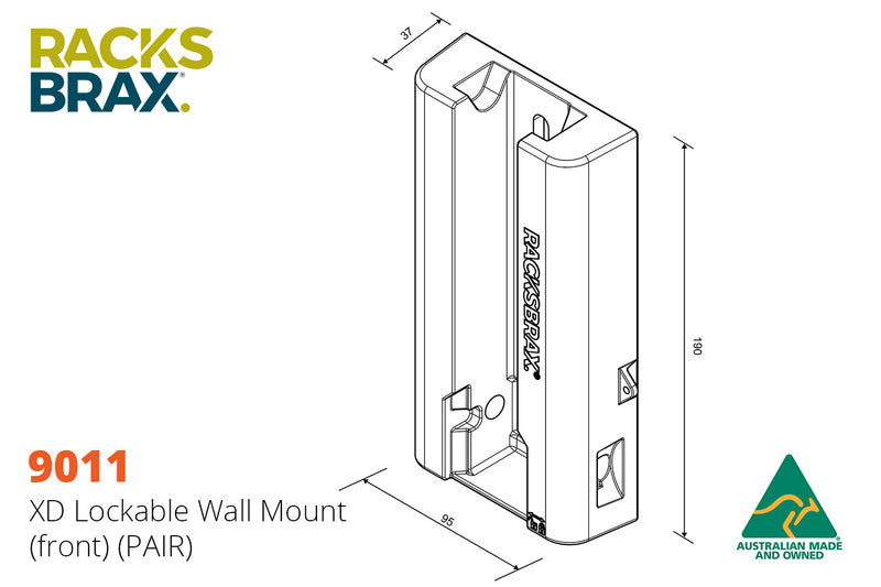 Xd Lockable Wall Mounts (9011)