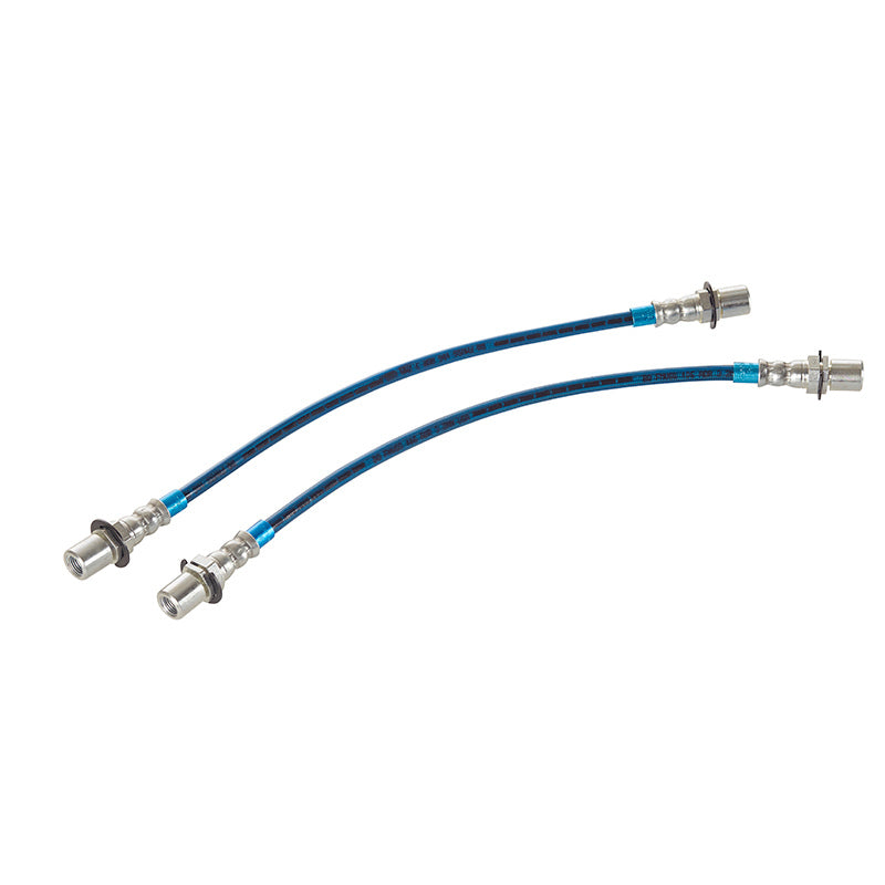 Toyota Hilux N70 2005 - 2015, N80 2015 On - Braided Stainless Steel Brake Line, Front (Blhlxfp)