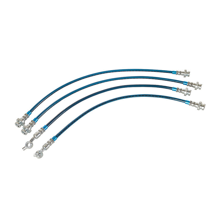 Toyota Hilux N80 2015 On - Braided Stainless Steel Brake Line Kit, 3 Inch Lift (Blhlxkit4)