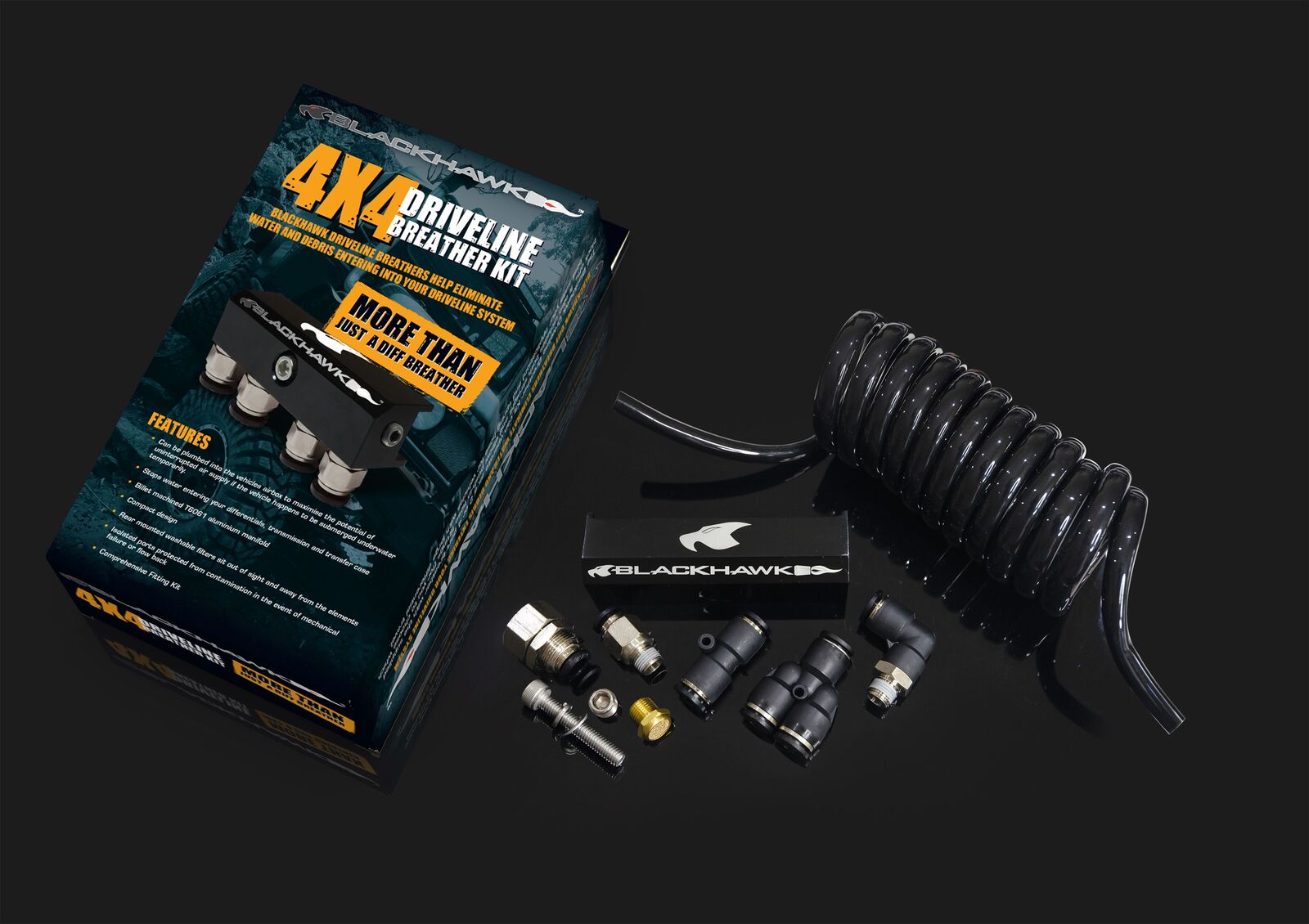 Roadsafe 4wd Db4001 Driveline Breather Kit 4 Toyota Nissan Holden Isuzu Jeep Mitsubishi