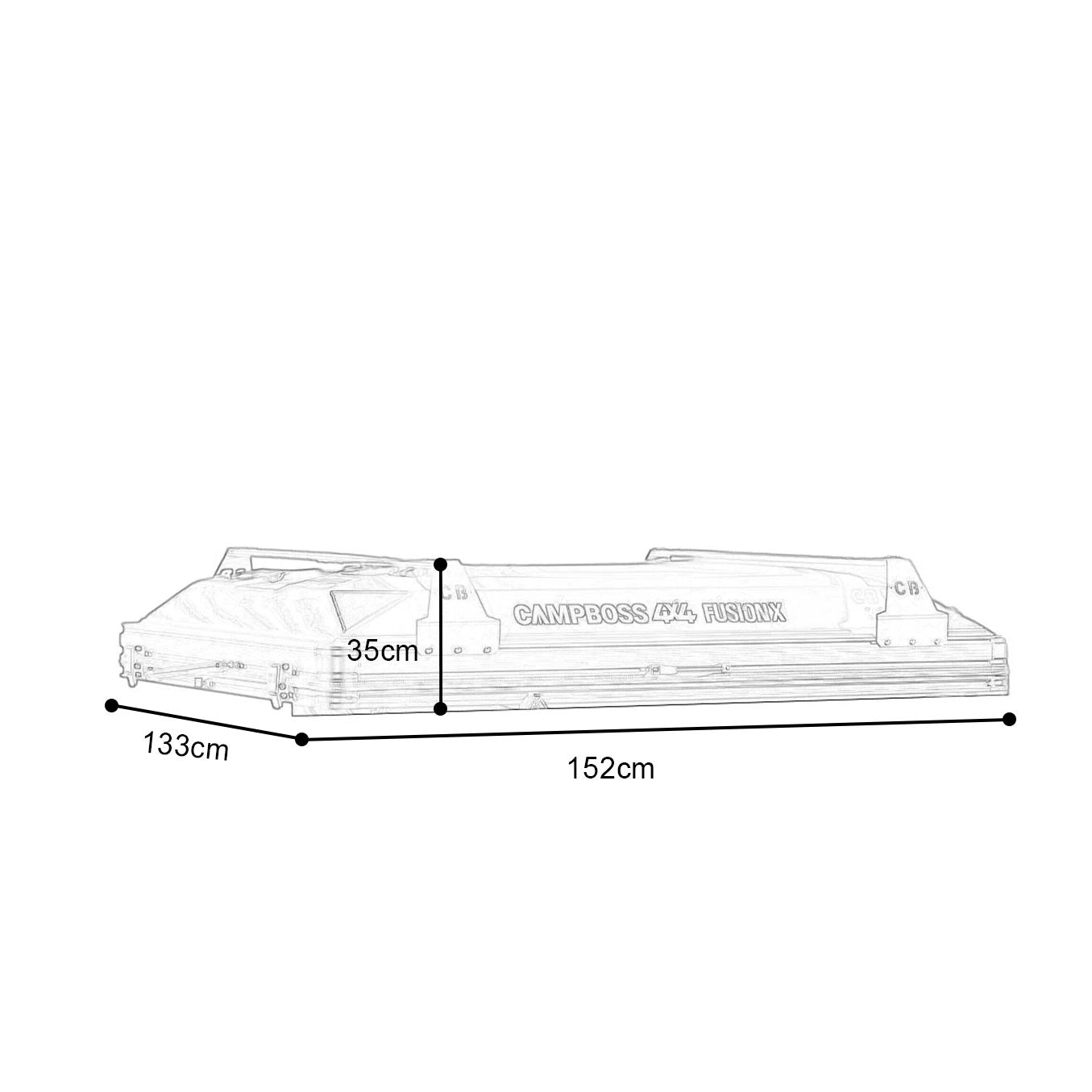 Fusion X 1.5 Rooftop Tent