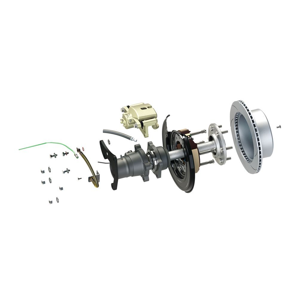 Toyota Hilux Gun125/126 4wd 2015 Rear Drum To Disc Brake Conversion Kit