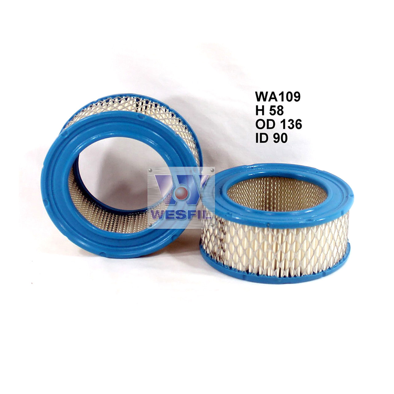 Wa109 Wesfil Air Filter For Holden Leyland (Cross Ref: A109)