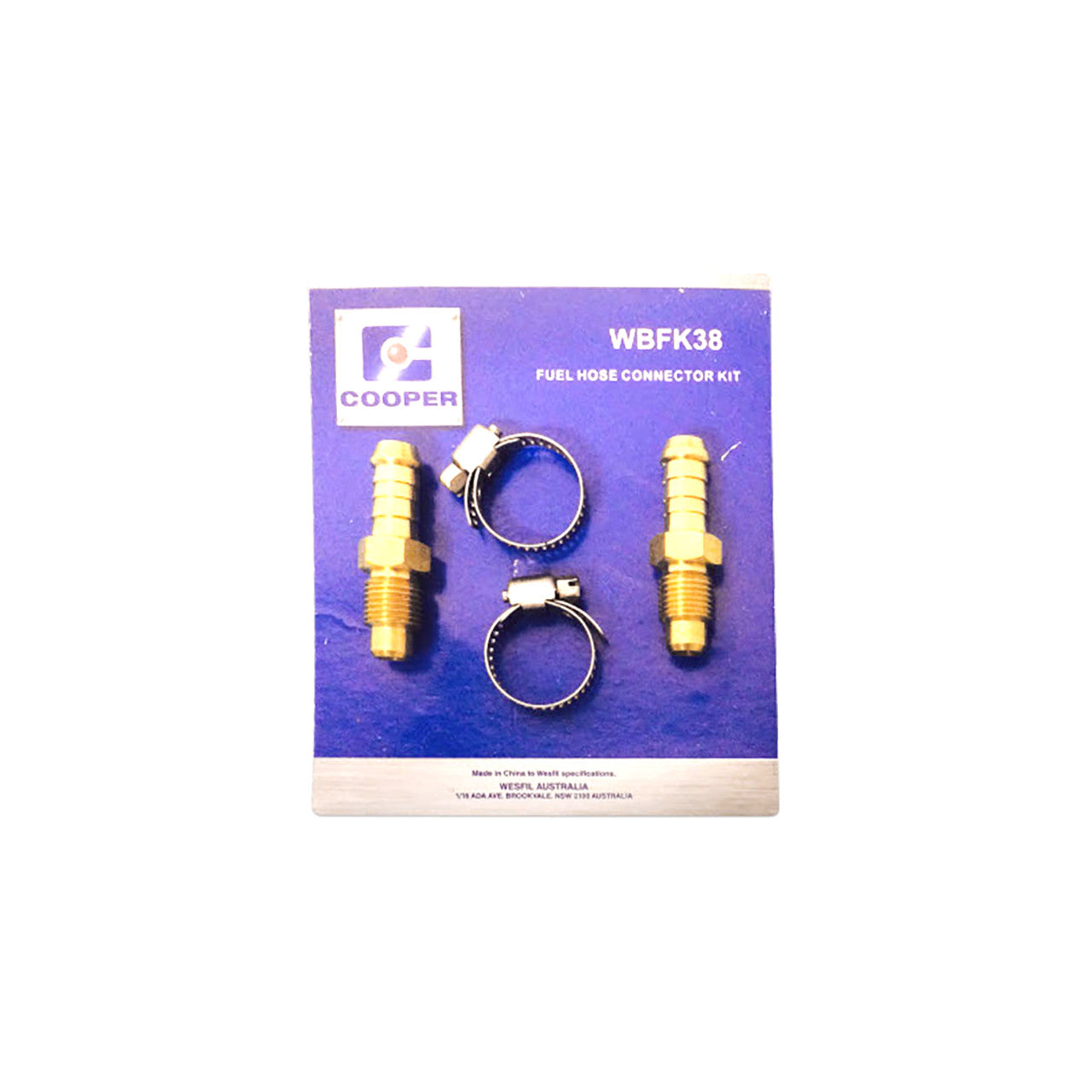 Wbfk38 Brass Fitting Kit 3/8‚¬Ͽ½ Suits Wcfa01 - Wesfil (Cross Ref: )