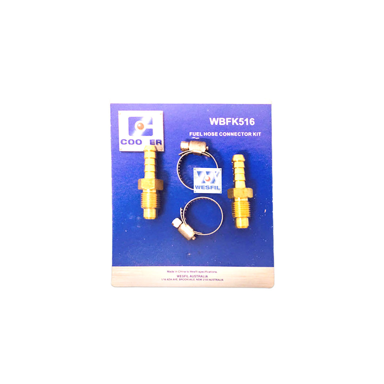 Wbfk516 Brass Fitting Kit 5/16‚¬Ͽ½ Suits Wcfa01 - Wesfil (Cross Ref: )