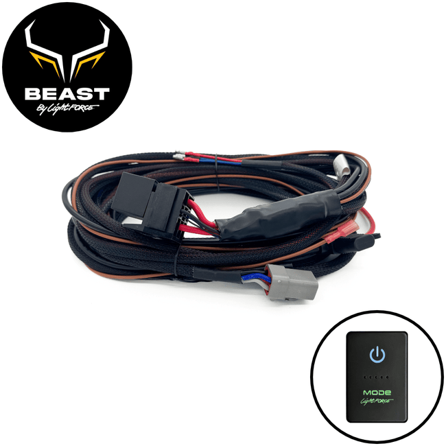 Beast Driving Light Wiring Harness To Suit Toyota Landcruiser 70 Series 2021 To 2023
