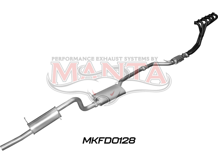 Manta - Falcon BA BF 6 Cylinder Ute Full System Muffler/Muffler - (MKFD0128)