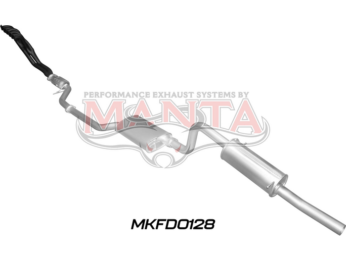 Manta - Falcon BA BF 6 Cylinder Ute Full System Muffler/Muffler - (MKFD0128)