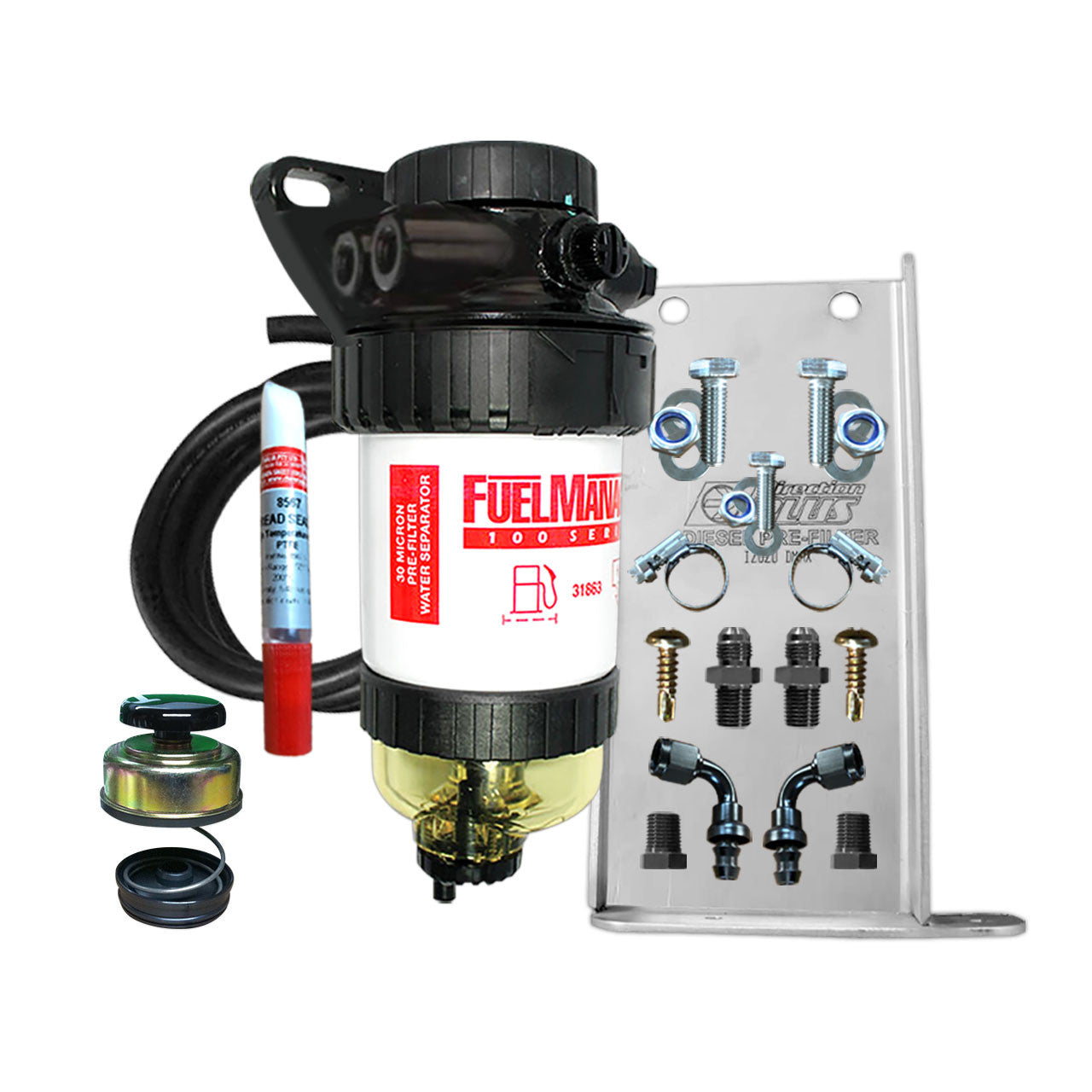 Holden Colorado Rc & Isuzu D-Max 3.0l Diesel (2008-2011) Fuel Manager Pre Filter Kit Fm611dpk