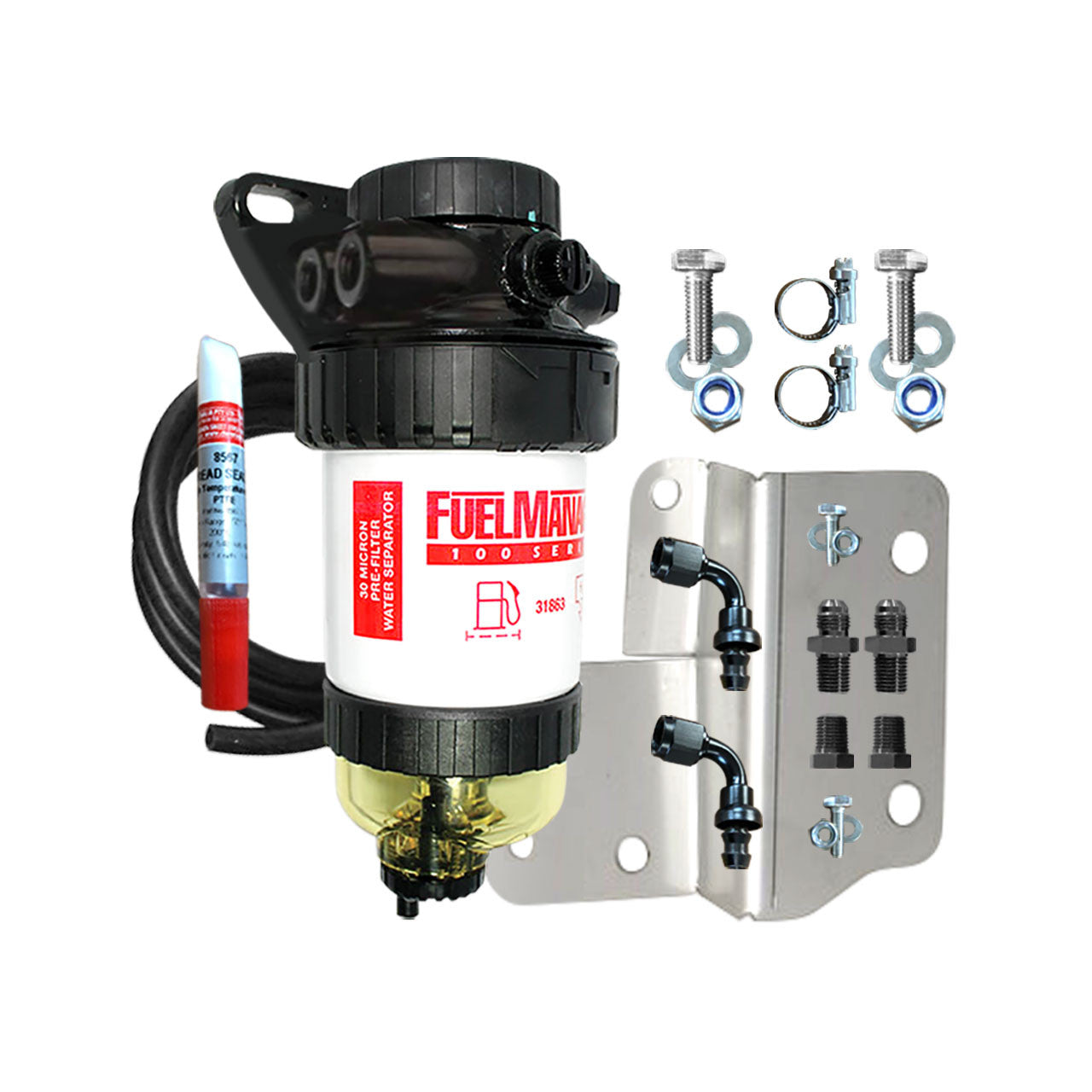 Nissan Patrol 2007-On Gu 3.0l Zd30 4.2l Td42 Fuel Manager Pre Filter Water Separator Kit Fm626dpk