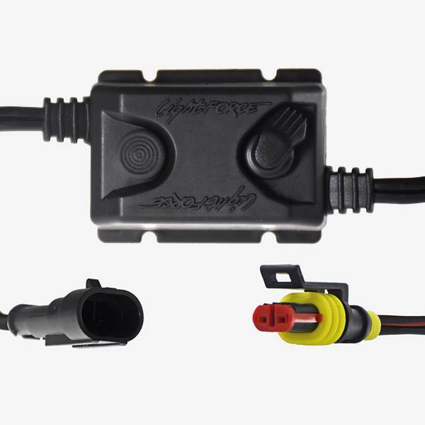 Halogen In-Line Dimmer With Amp Plugs