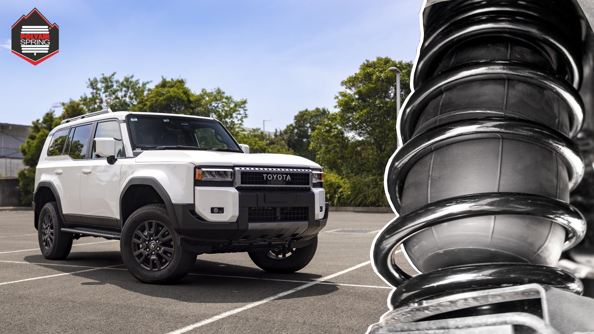 Toyota 250 Series Prado, 2024 On Polyair Airbag Kit