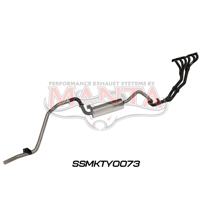 Manta - Landcruiser FZJ80 4.5L Extractors & 2.5in Full System - (SSMKTY0073)