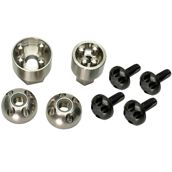 Viper Light Bar Dual Row Slide Mounts Anti-Theft Kit - Pair