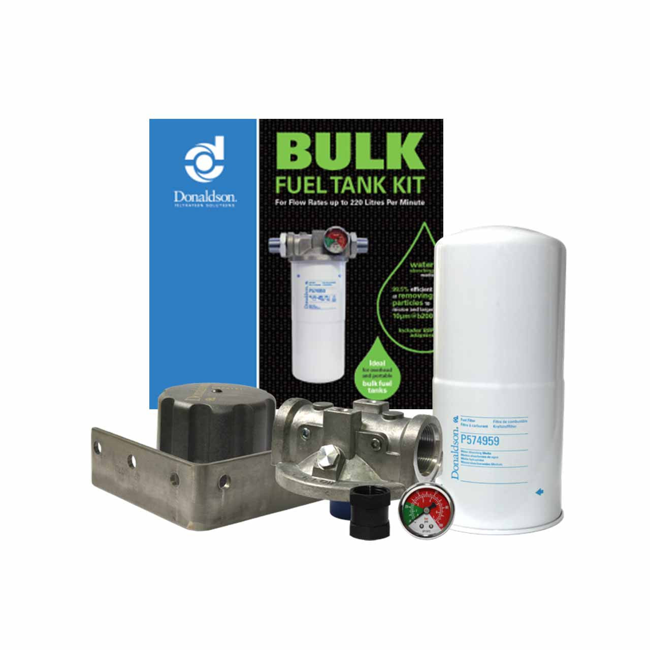 X900133 Donaldson Bulk Storage Fuel Tank Kit 10 Micron For Tanks Gravity Fed Sae-20 Ports