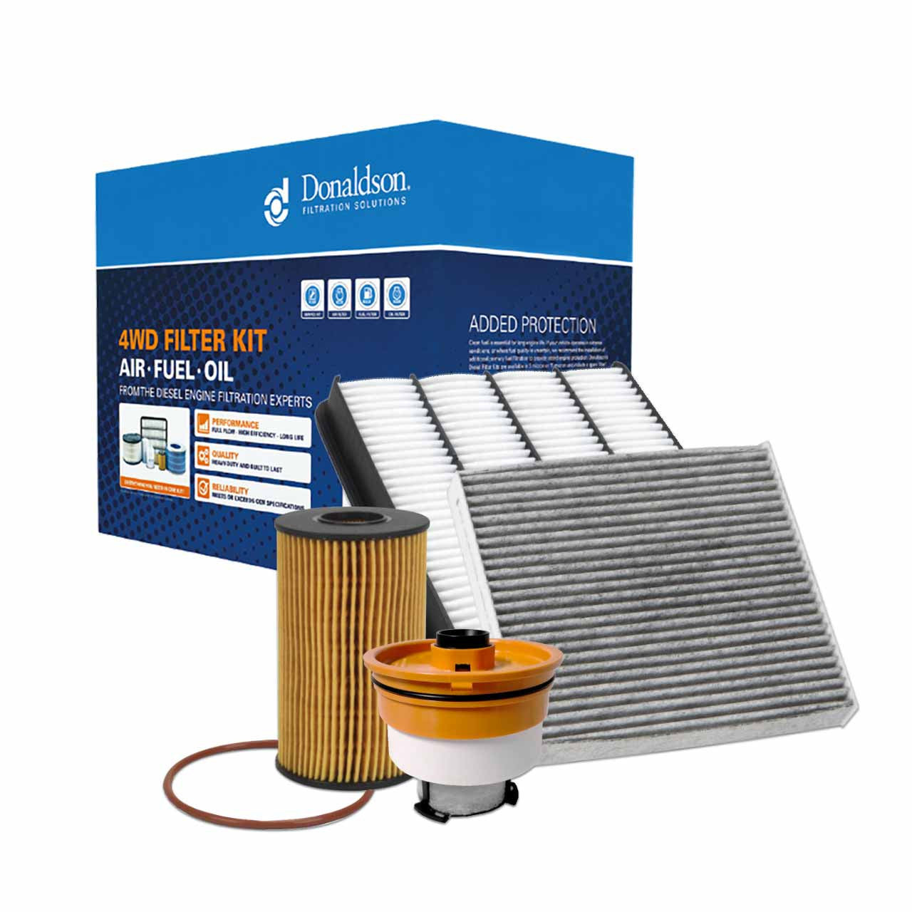 X900208 Donaldson 4wd Filter Kit For Toyota Landcruiser 4.5l V8 Vdj200 1vd-Ftv (2019-On)