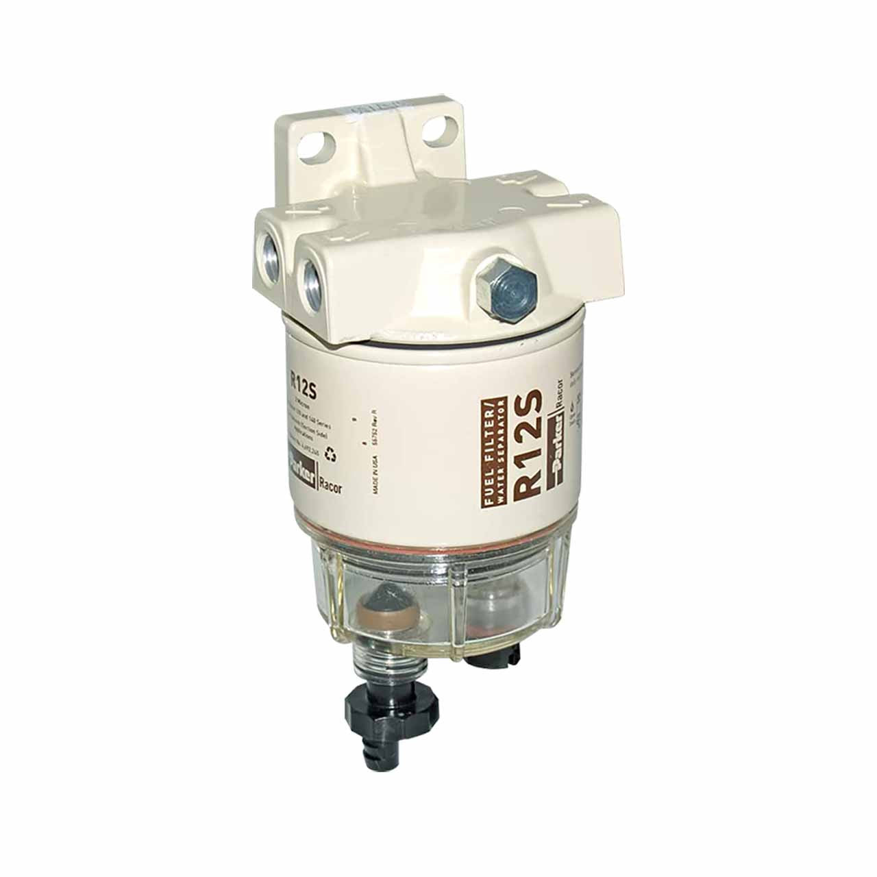 120AS Racor Fuel Filter / Water Separator - Flows 75 LPH