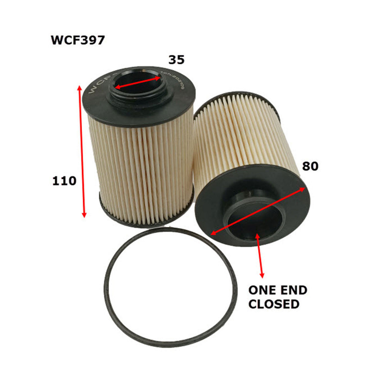 WCF397 Wesfil Cooper Diesel Fuel Filter (Cross Ref: 1111402XED95)