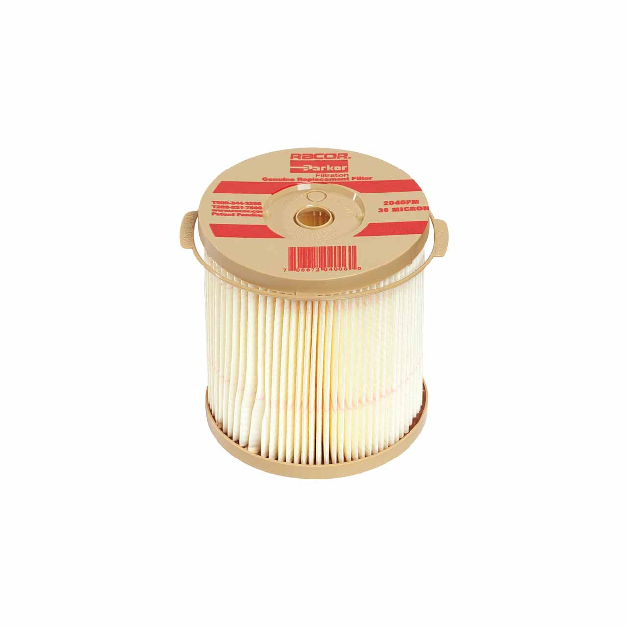 Racor Parker Replacement Filter Element (30 Micron) 900 Turbine Series (2040n-30)