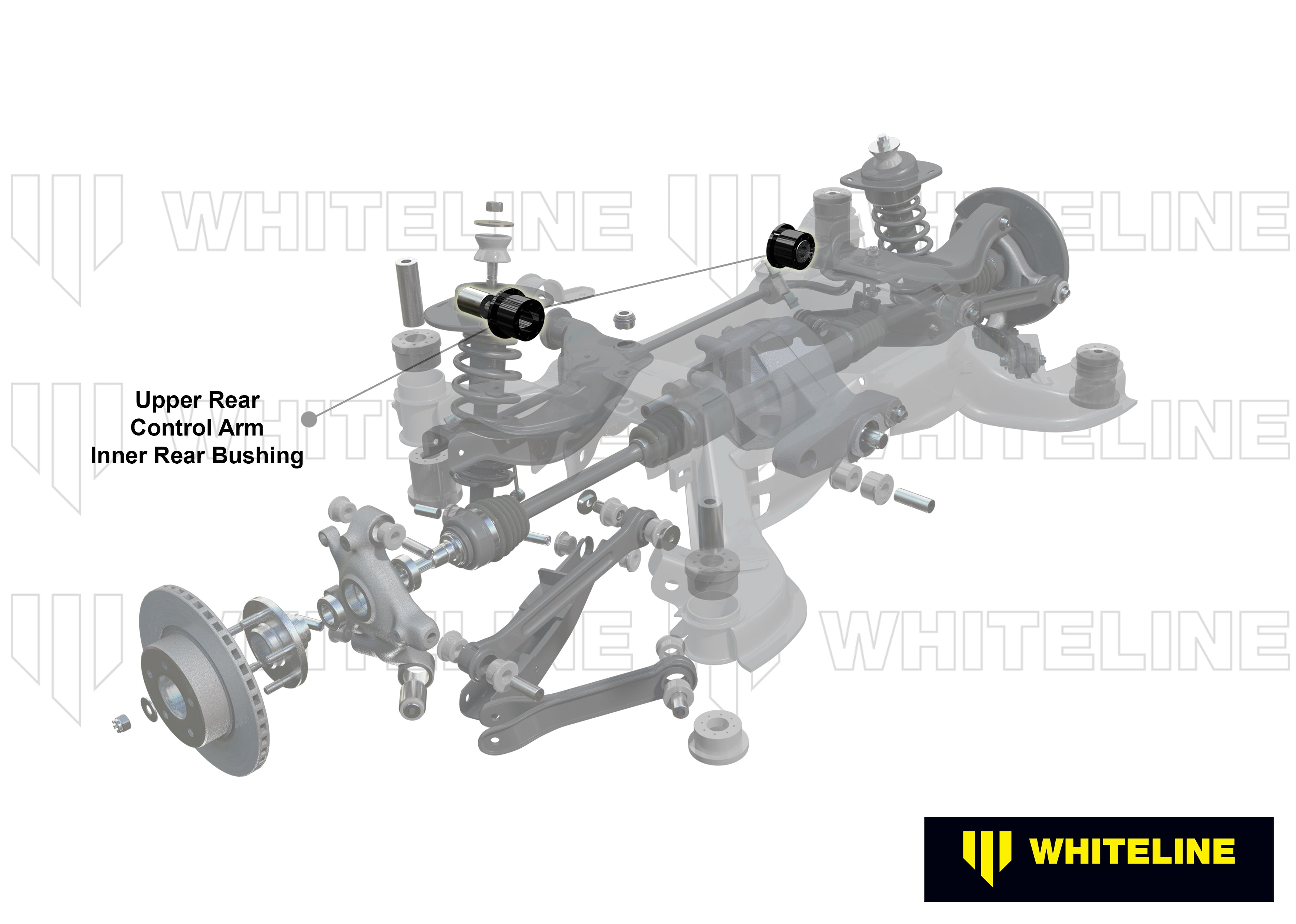 Rear Control Arm Upper Rear - Inner Rear Bushing Kit to Suit Chevrolet Camaro FR 5th Gen (W63348)