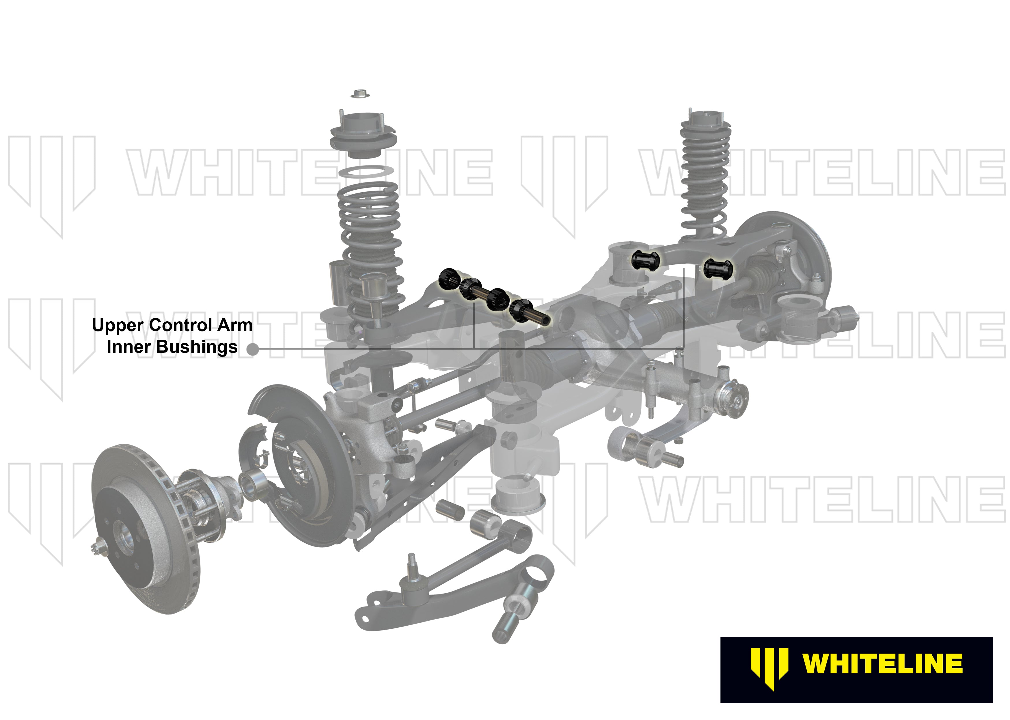 Rear Control Arm - Inner Bushing Kit Double Offset to Suit Honda Accord Euro CL (KCA516)