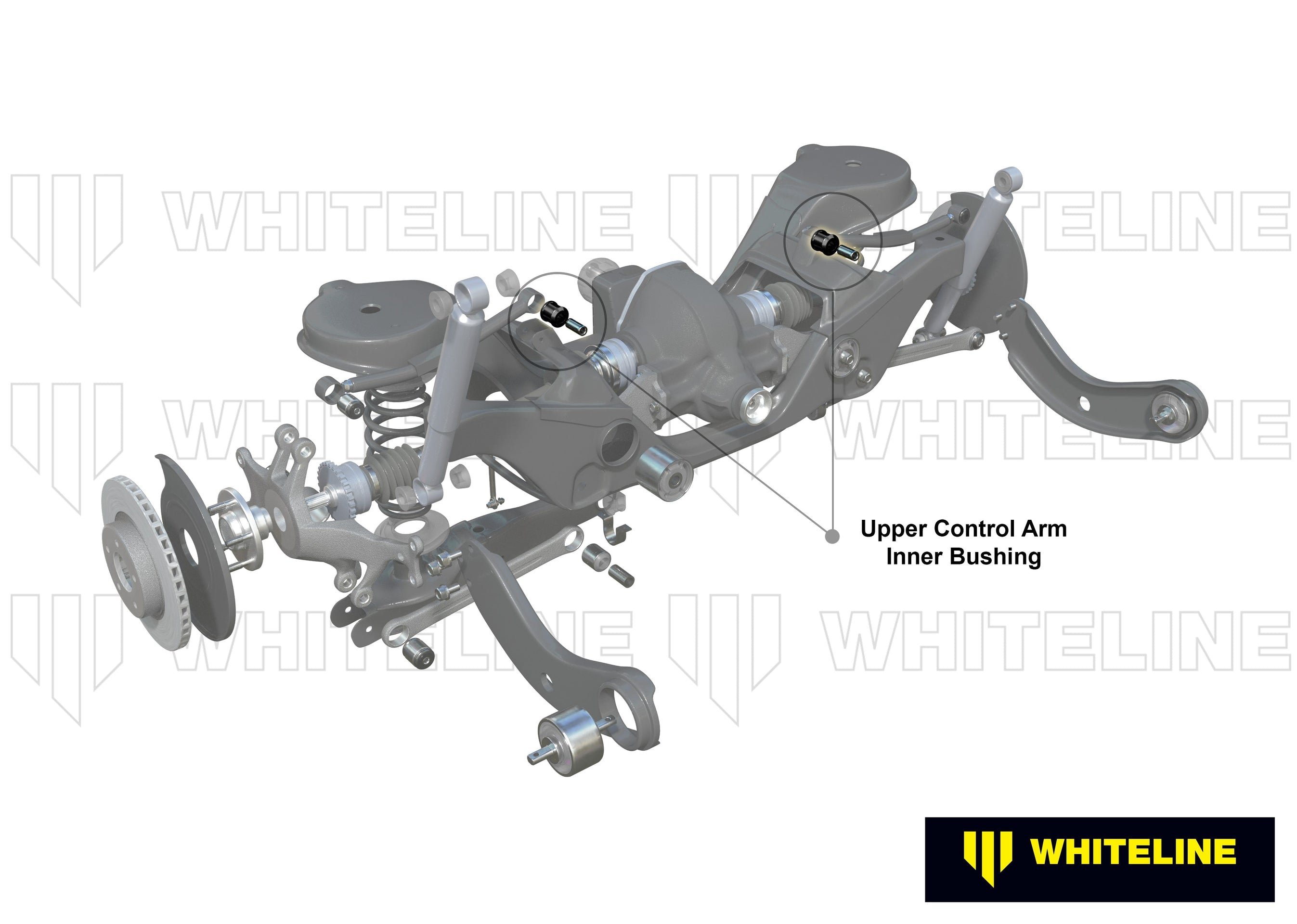 Rear Control Arm Upper - Inner Bushing Kit To Suit Audi, Seat, Skoda And Volkswagen Mqb Fwd/Awd (W63578)