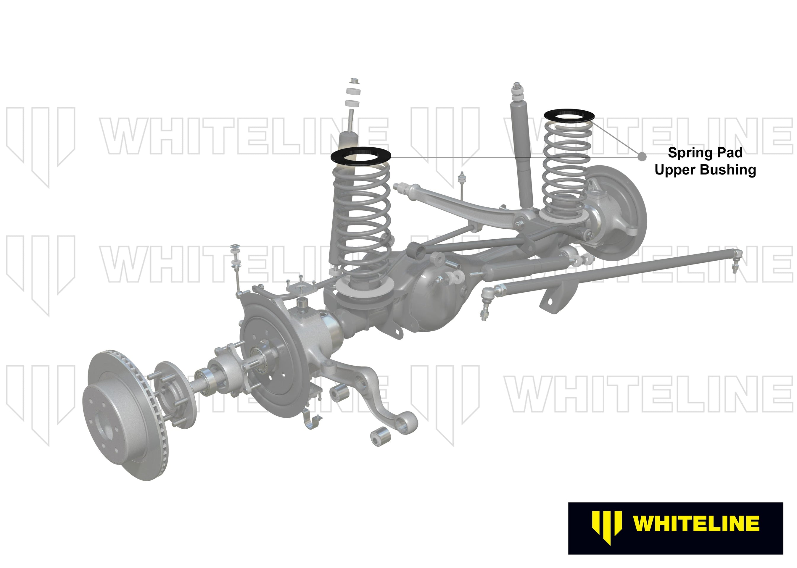 Coil Spring Pad - Bushing Kit To Suit Toyota Land Cruiser, Prado And 4runner (W73404)