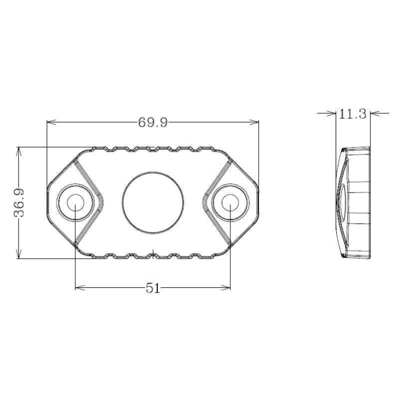 Rkl1w Led Rock Light Single Pack (White)