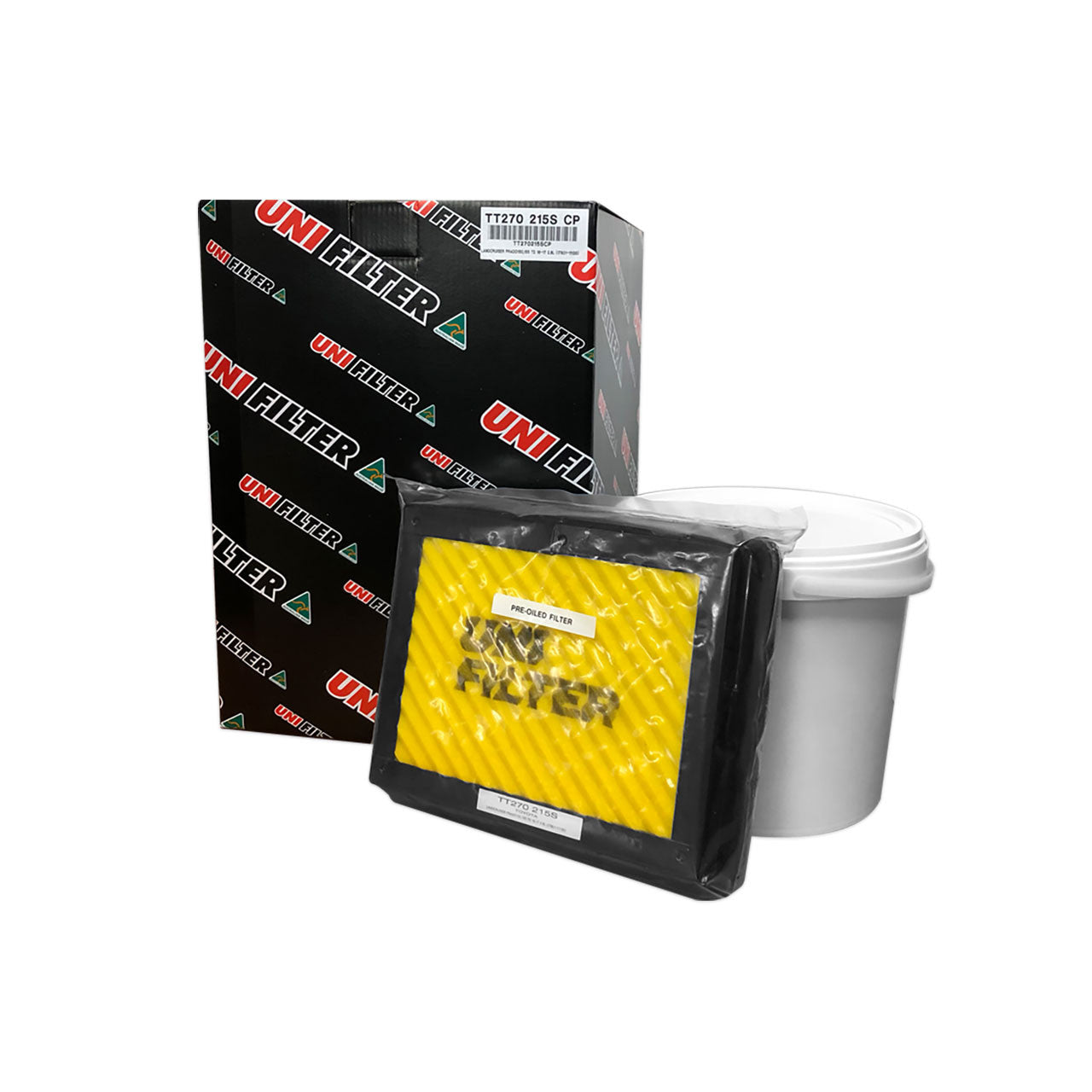 Toyota LC Prado 2.8L Turbo Diesel 2016-20 - TT270215S-CP UniFilter High Dust 4x4 Combo Pack