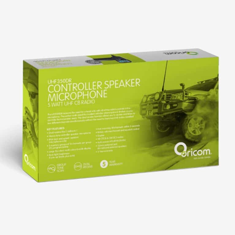 UHF350dr Dual Receive Controller Speaker Mic