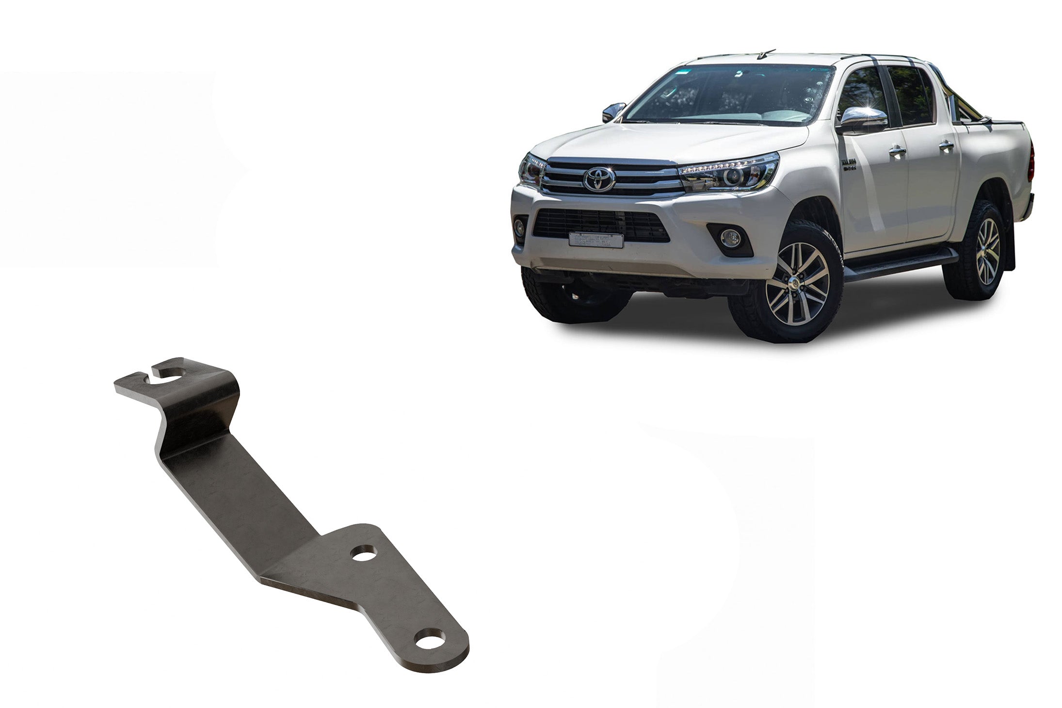 Toyota Hilux N80 Dual Cab, Passenger Side Bonnet Aerial Mount