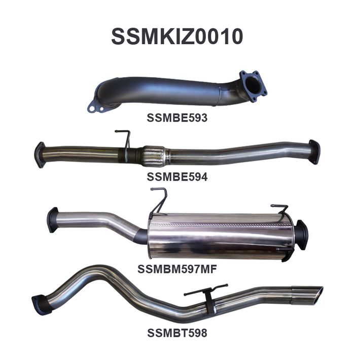 Manta - DMAX 2012 on 3.0L Without Cat - (SSMKIZ0010)