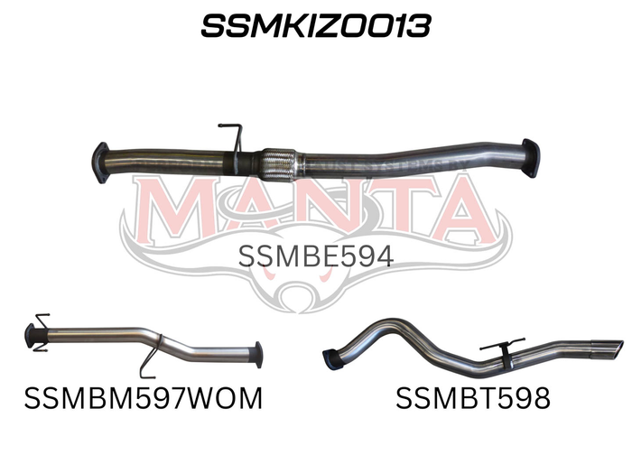 Manta - DMAX 2017 ON 3.0L DPF BACK - (SSMKIZ0013)