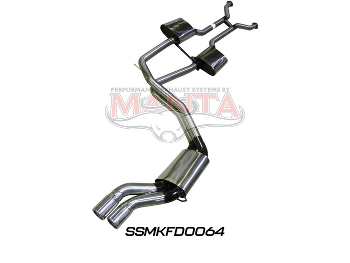 Manta - Falcon AU V8 IRS SDN 2.5in Dual Catback Muffler - (SSMKFD0064)