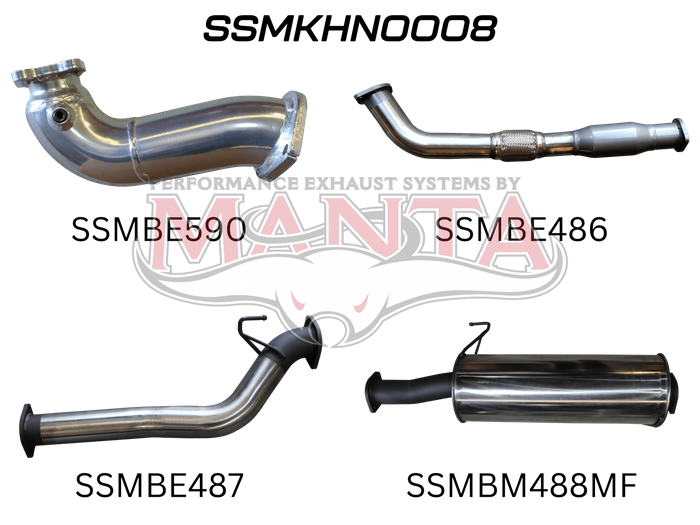 Manta - Colorado RC 3.0L 10 - 12 SWB Without Cat & Muffler - (SSMKHN0008)