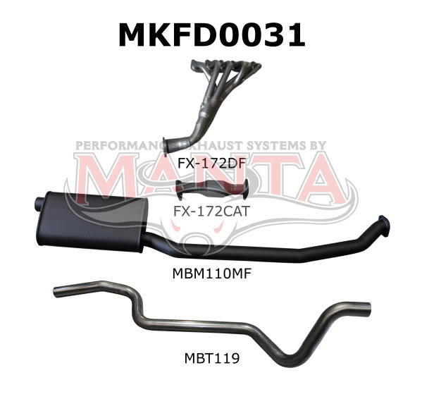 Manta - Falcon XG 6 Cylinder Ute Full System - (MKFD0031)
