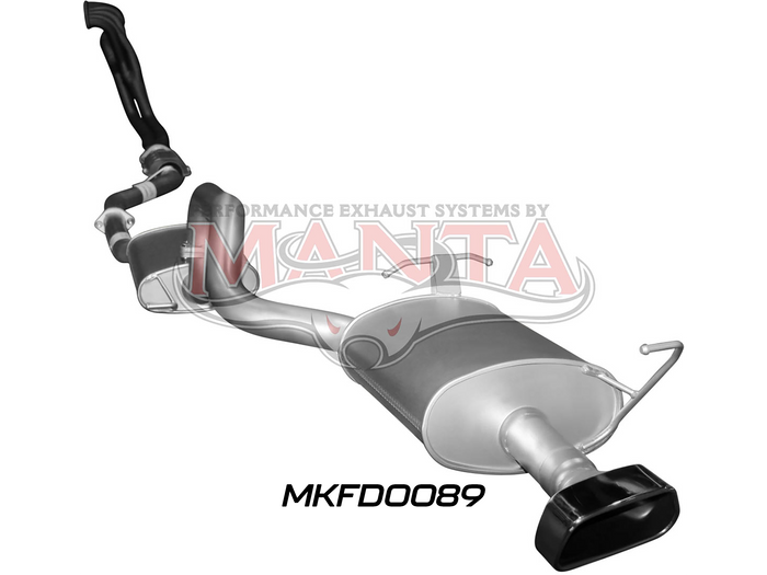 Manta - Falcon BA BF XR6 Sedan Full System Muffler/Muffler - (MKFD0089)