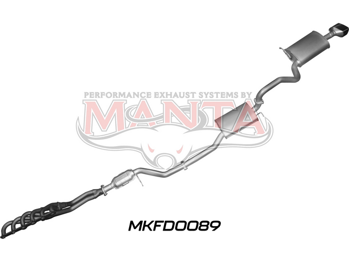 Manta - Falcon BA BF XR6 Sedan Full System Muffler/Muffler - (MKFD0089)