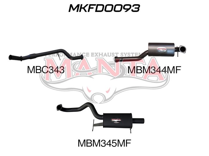 Manta - Falcon BA BF XR6 Turbo 3in Single - (MKFD0093)