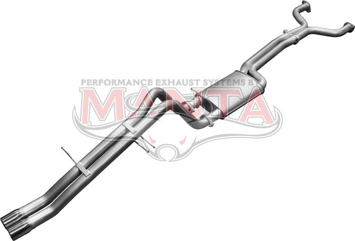 Manta - BA BF V8 Ute 2.5in Dual CatBack Muffler/Tailpipe (MKFD0148) - (MKFD0148)