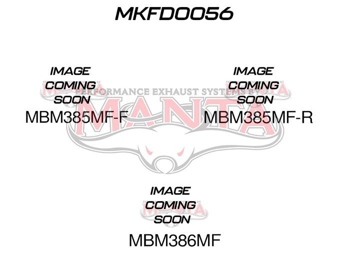 Manta - Falcon AU IRS 6 Cylinder Sedan Catback Muffler/Muffler - (MKFD0056)