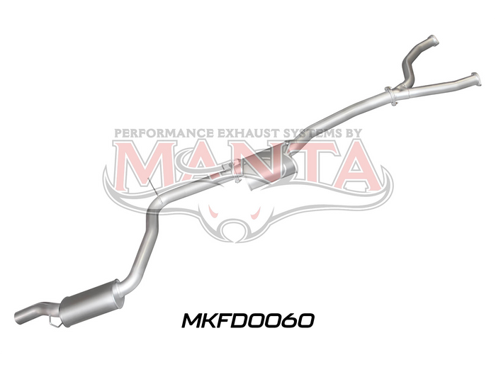 Manta - Falcon AU V8 IRS Sedan 3in CatBack Muffler/Muffler - (MKFD0060)