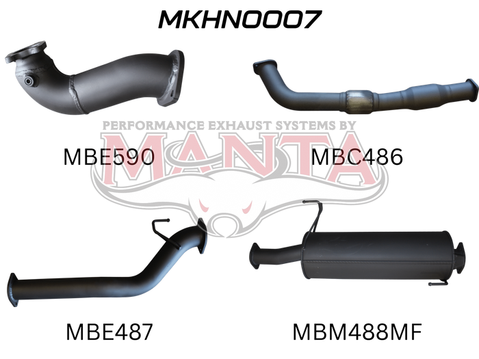 Manta - Colorado RC 3.0L 10 - 12 SWB With Cat & Muffler - (MKHN0007)