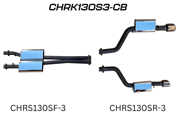 Manta - Chrysler 300C Sedan 5.7L & 6.1L V8 Twin 3in cat back exhaust system - (CHRK130S3-CB)