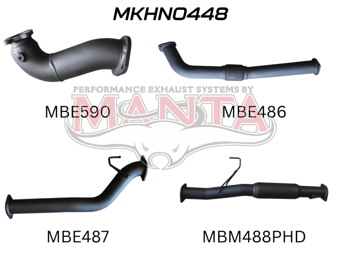 Manta - Colorado RC 3.0L 10 - 12 SWB Without Cat & With Hotdog - (MKHN0448)