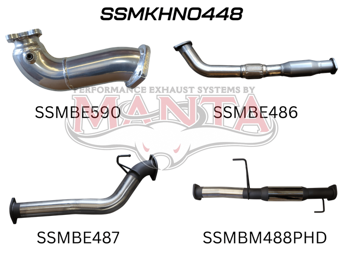 Manta - Colorado RC 3.0L 10 - 12 SWB Without Cat & Hotdog - (SSMKHN0448)