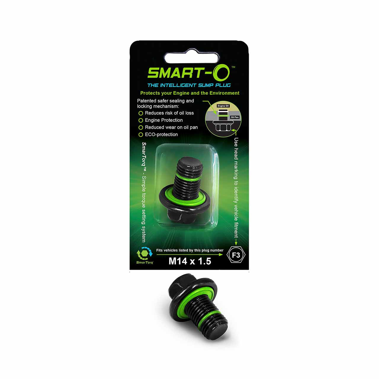 F3BP1 Oil Sump Plug (M14 x 1.5) SMART-O